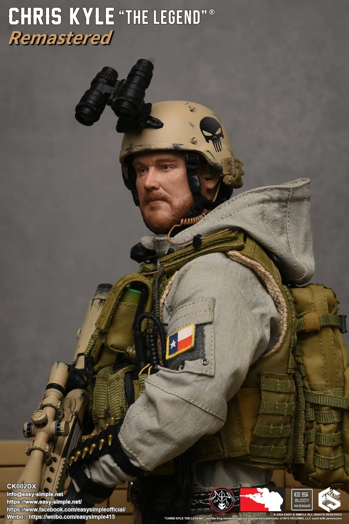 Chris Kyle Remastered DX - CIRAS Plate Carrier Vest w/Pouch Set