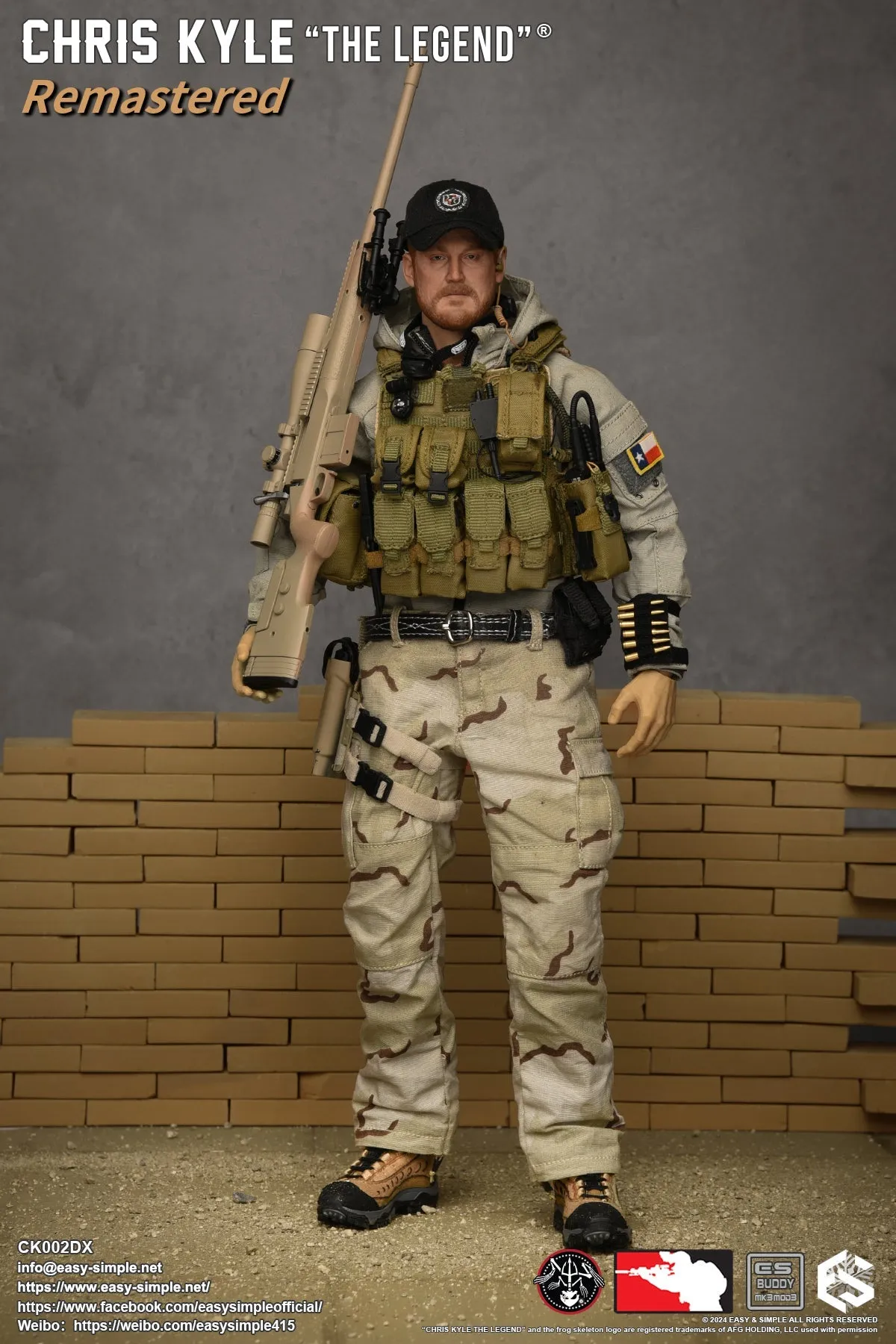 Chris Kyle Remastered DX - CIRAS Plate Carrier Vest w/Pouch Set