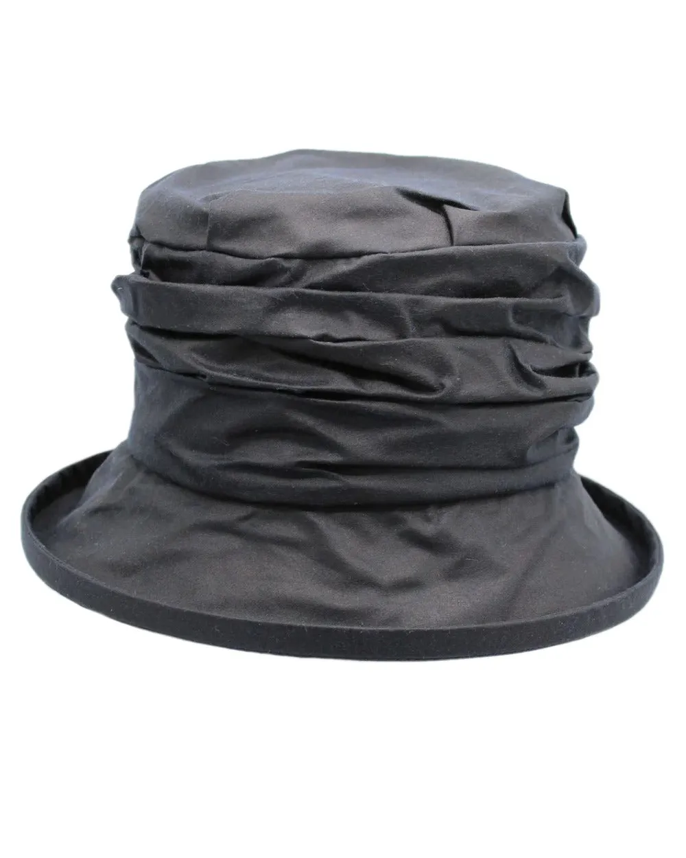 Heather Lorna Ruched Wax Hat