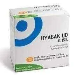 HYABAK UD 15% eye drops 0.4 ml x 30 pieces, dry eye treatment