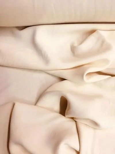 Italian Vanilla Cream Stretch Viscose Crepe