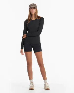 Lux Crew LS: Black