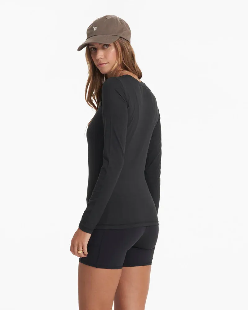 Lux Crew LS: Black