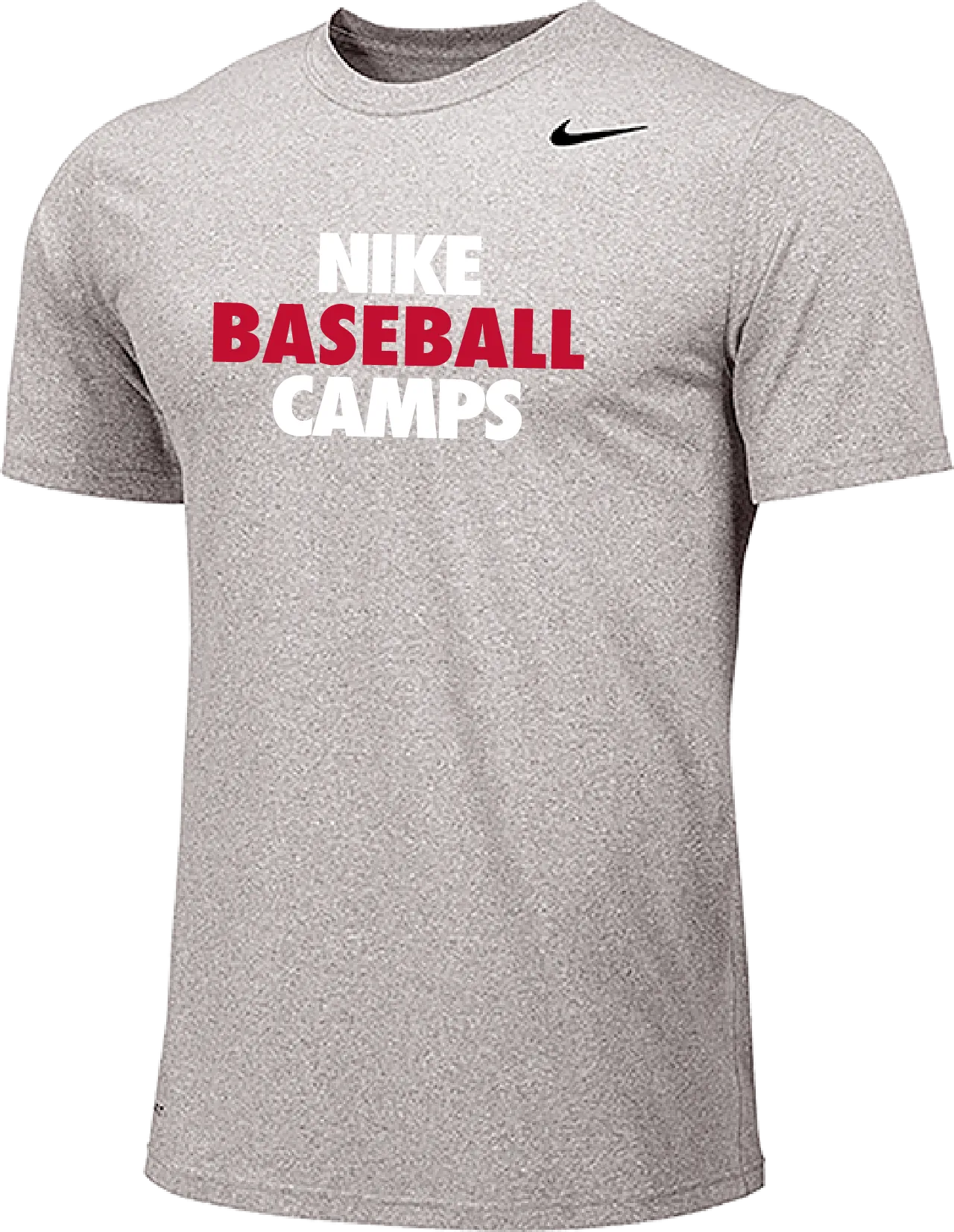 Nike Baseball Camps Short Sleeve Dri-Fit Tee - Carbon Heather
