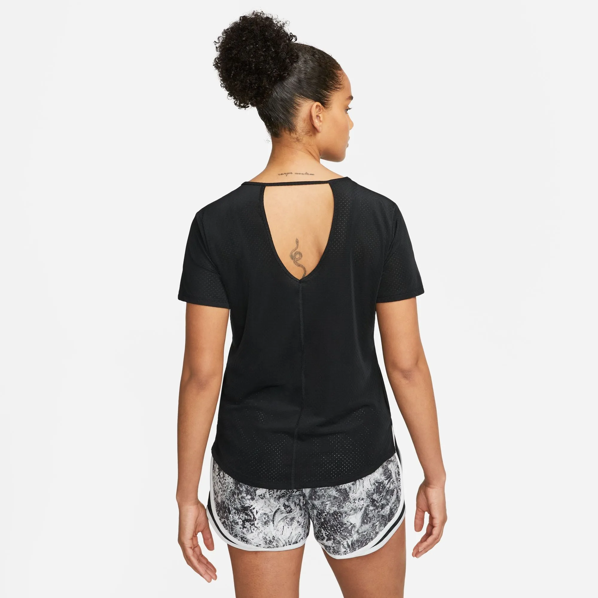 Nike Women's Dri-FIT One Breathe Tee Black / White