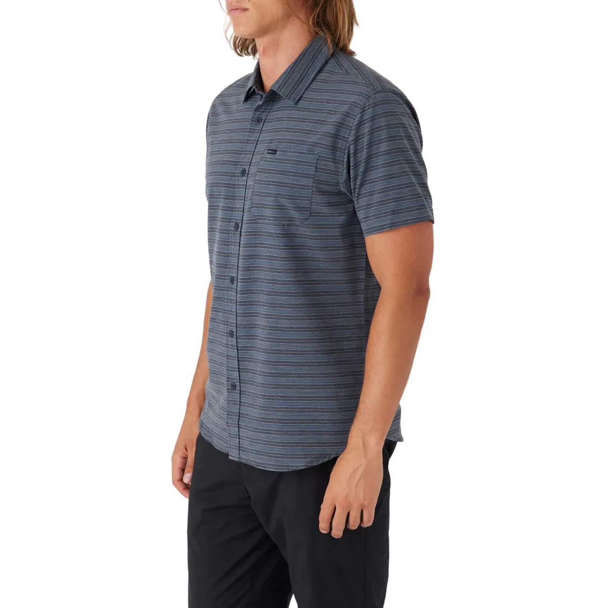 O'Neill Men's TRVLR UPF Traverse Stripe Shirt - Standard