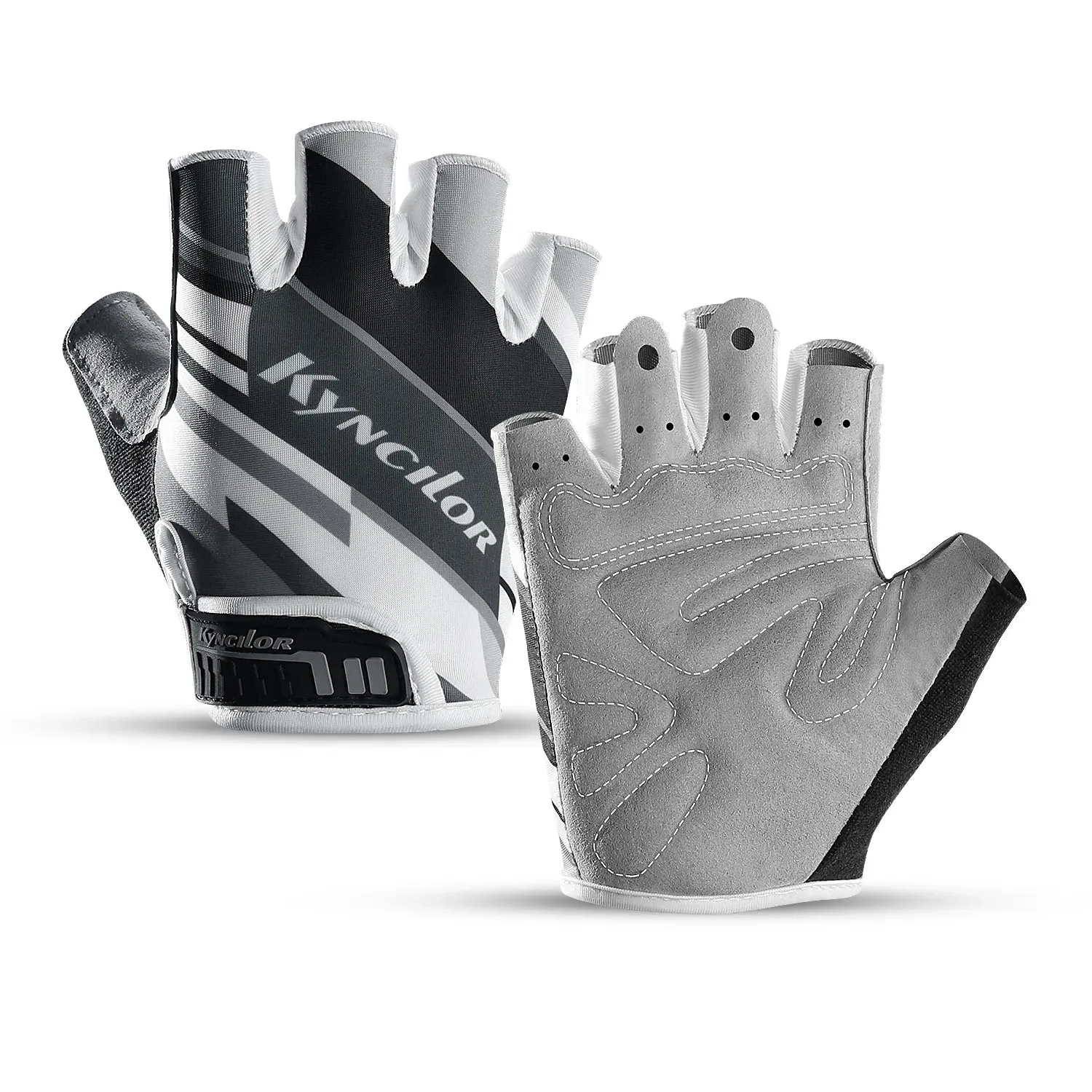 Outdoor Sports Cycling Gloves Half-Finger Men and Women Anti-slip Breathable Non-Slip Short-Finger Bicycle Motorbike Gloves