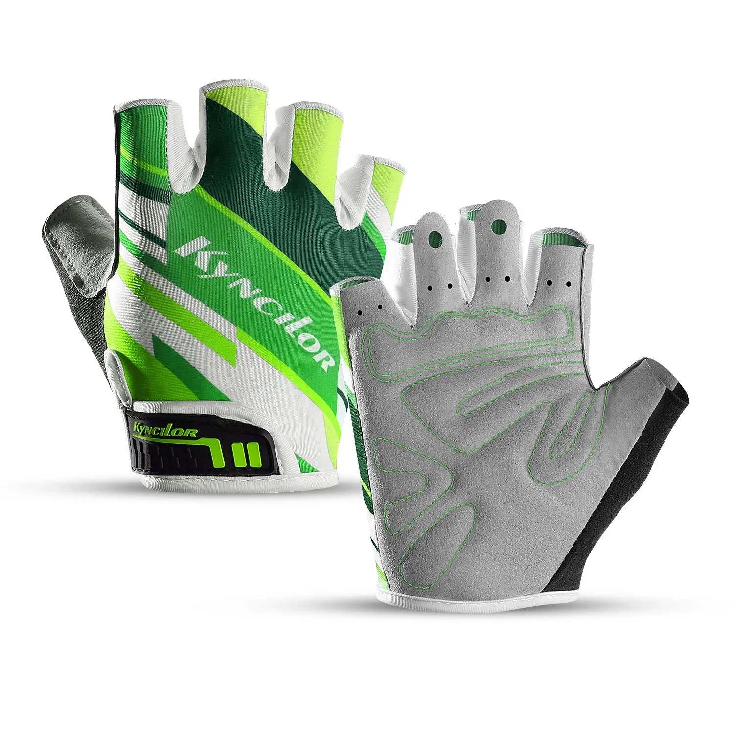 Outdoor Sports Cycling Gloves Half-Finger Men and Women Anti-slip Breathable Non-Slip Short-Finger Bicycle Motorbike Gloves