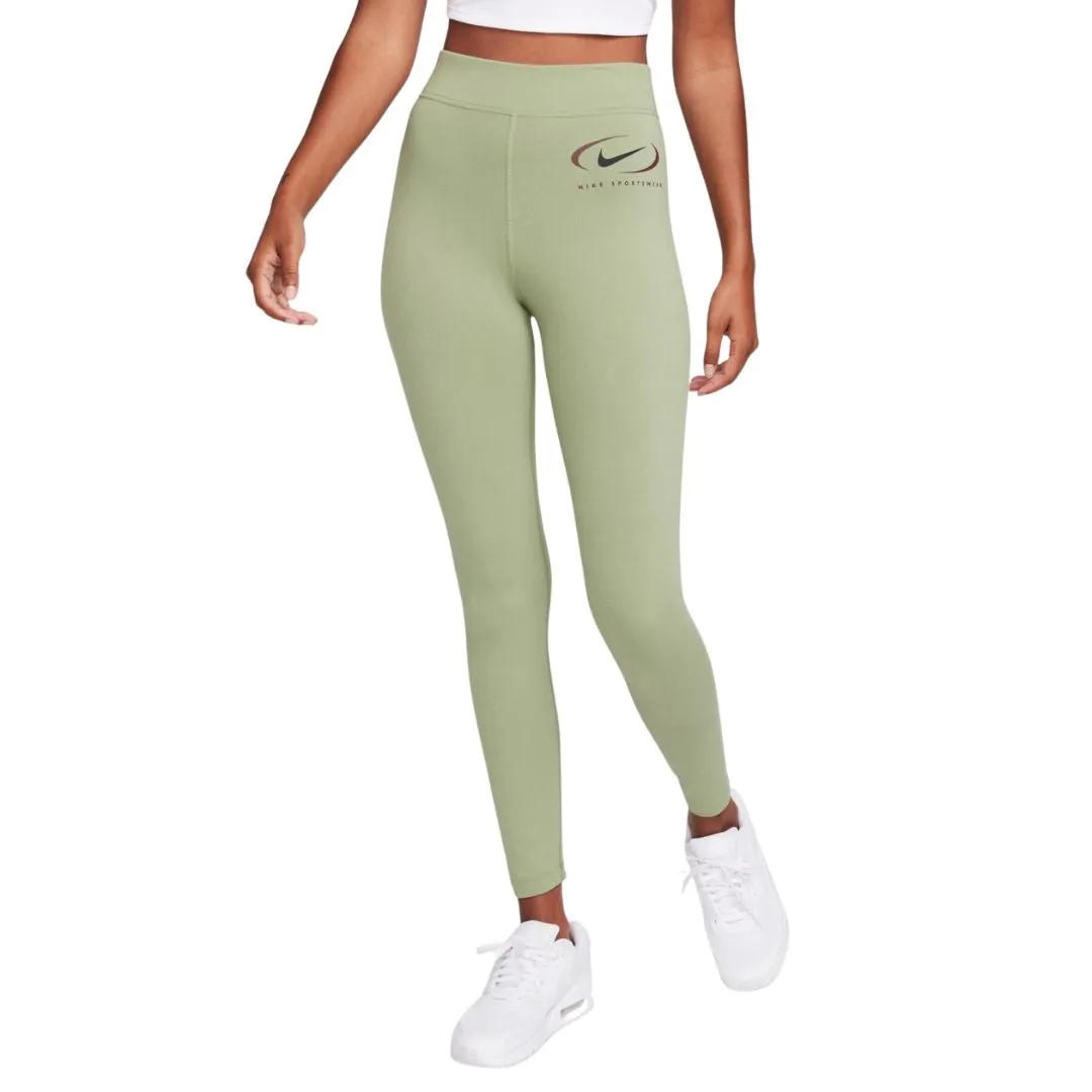Printed Swoosh Leggings