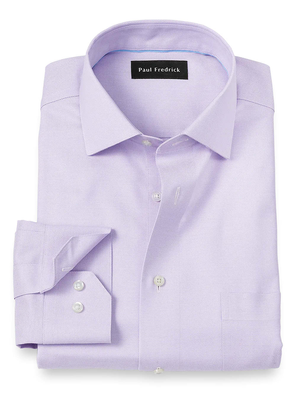 Royal Oxford Comfort Stretch Non-Iron Solid Dress Shirt - Lavender