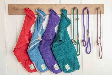 Ruff and Tumble Dog Drying Coat - Brick Red