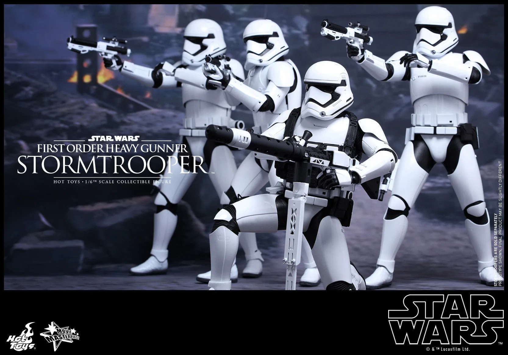 STAR WARS: First Order Heavy Gunner Stormtrooper 1:6 Scale Movie Masterpiece Figure