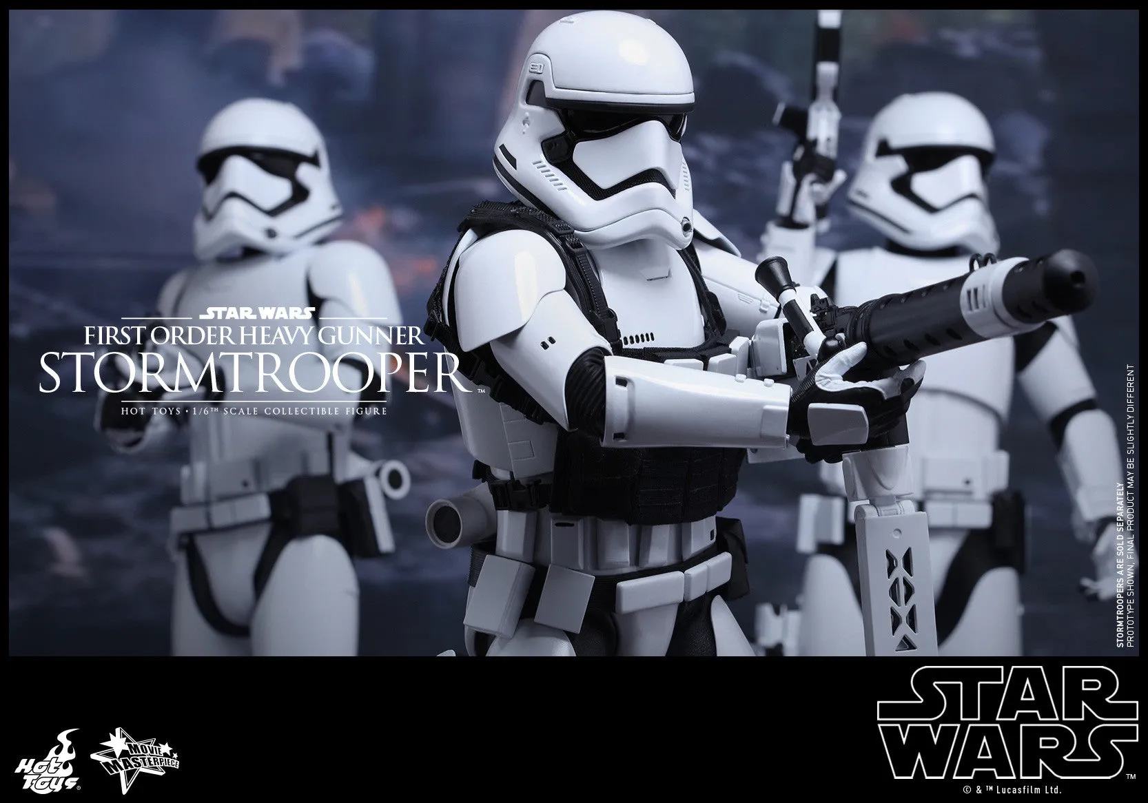 STAR WARS: First Order Heavy Gunner Stormtrooper 1:6 Scale Movie Masterpiece Figure