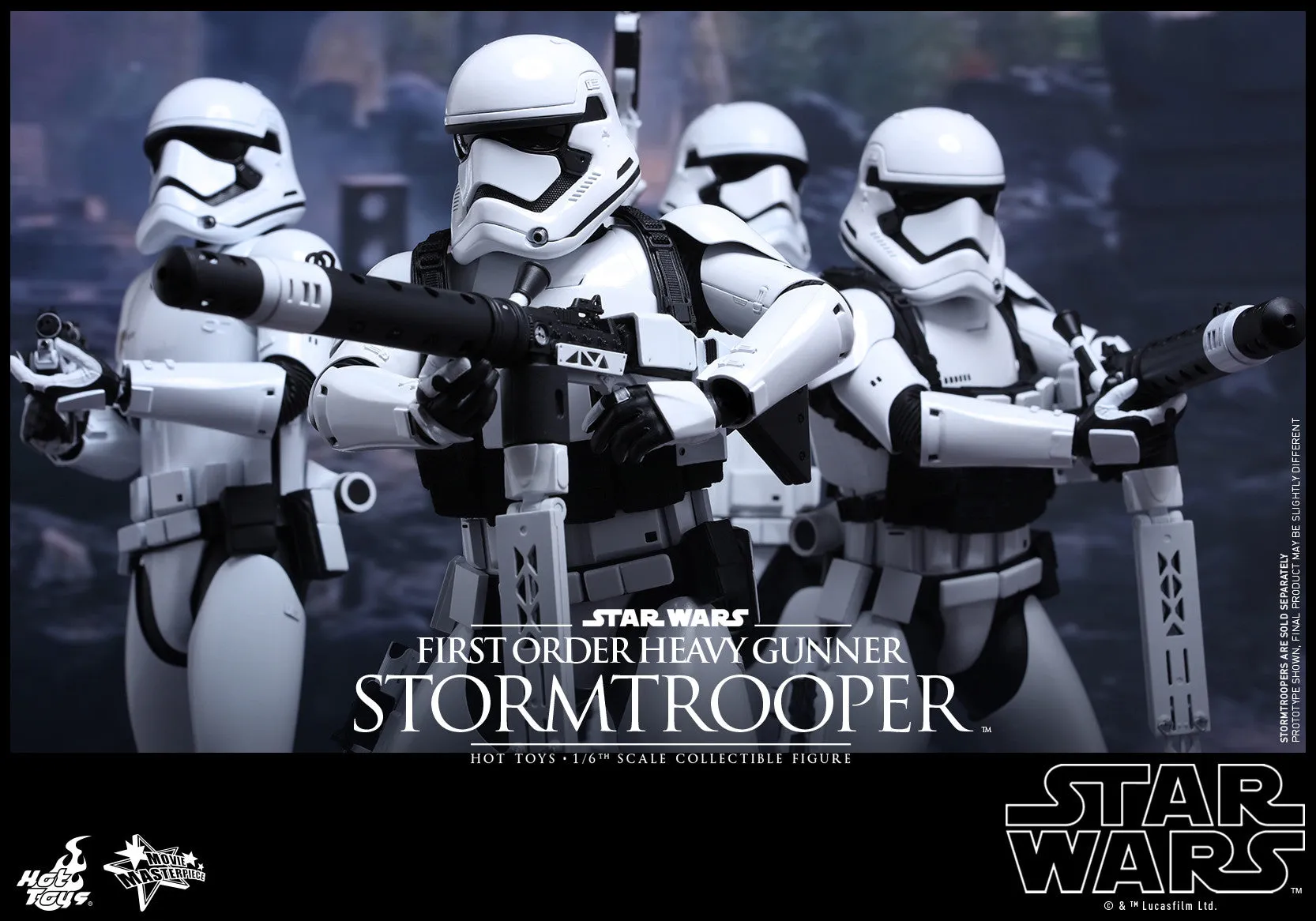 STAR WARS: First Order Heavy Gunner Stormtrooper 1:6 Scale Movie Masterpiece Figure