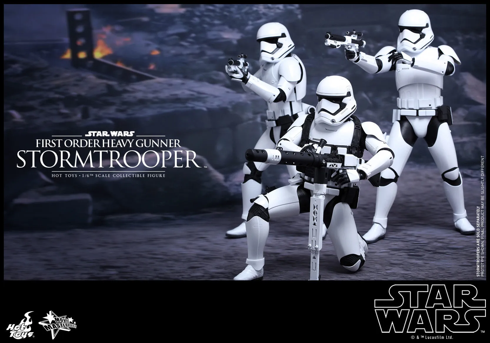STAR WARS: First Order Heavy Gunner Stormtrooper 1:6 Scale Movie Masterpiece Figure