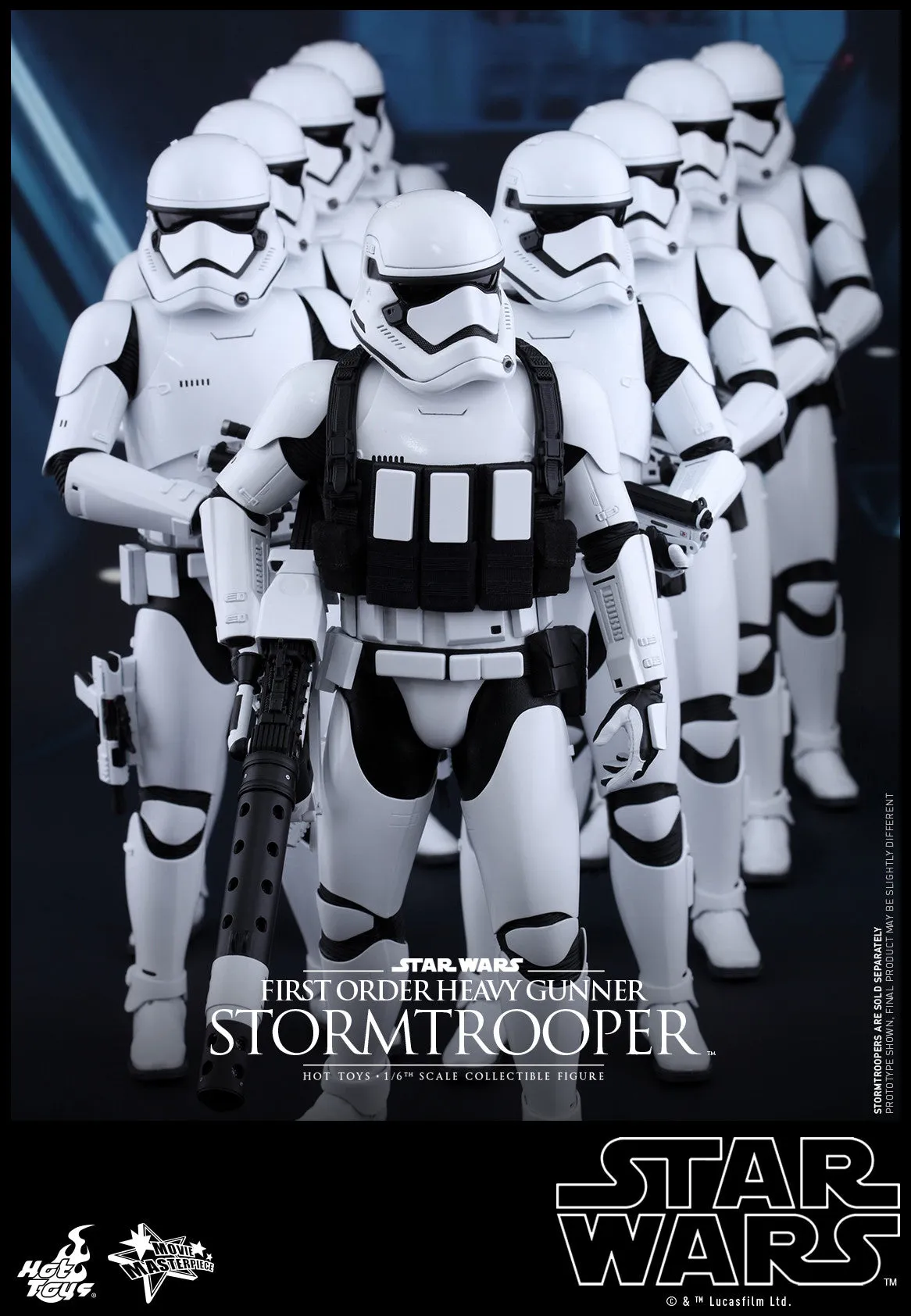 STAR WARS: First Order Heavy Gunner Stormtrooper 1:6 Scale Movie Masterpiece Figure