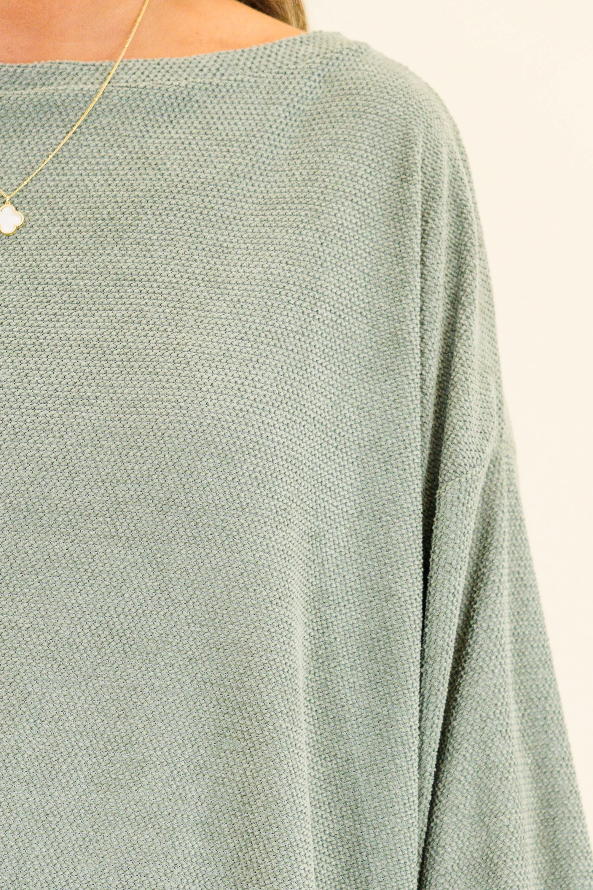 Suave Sweetheart Top, Sage