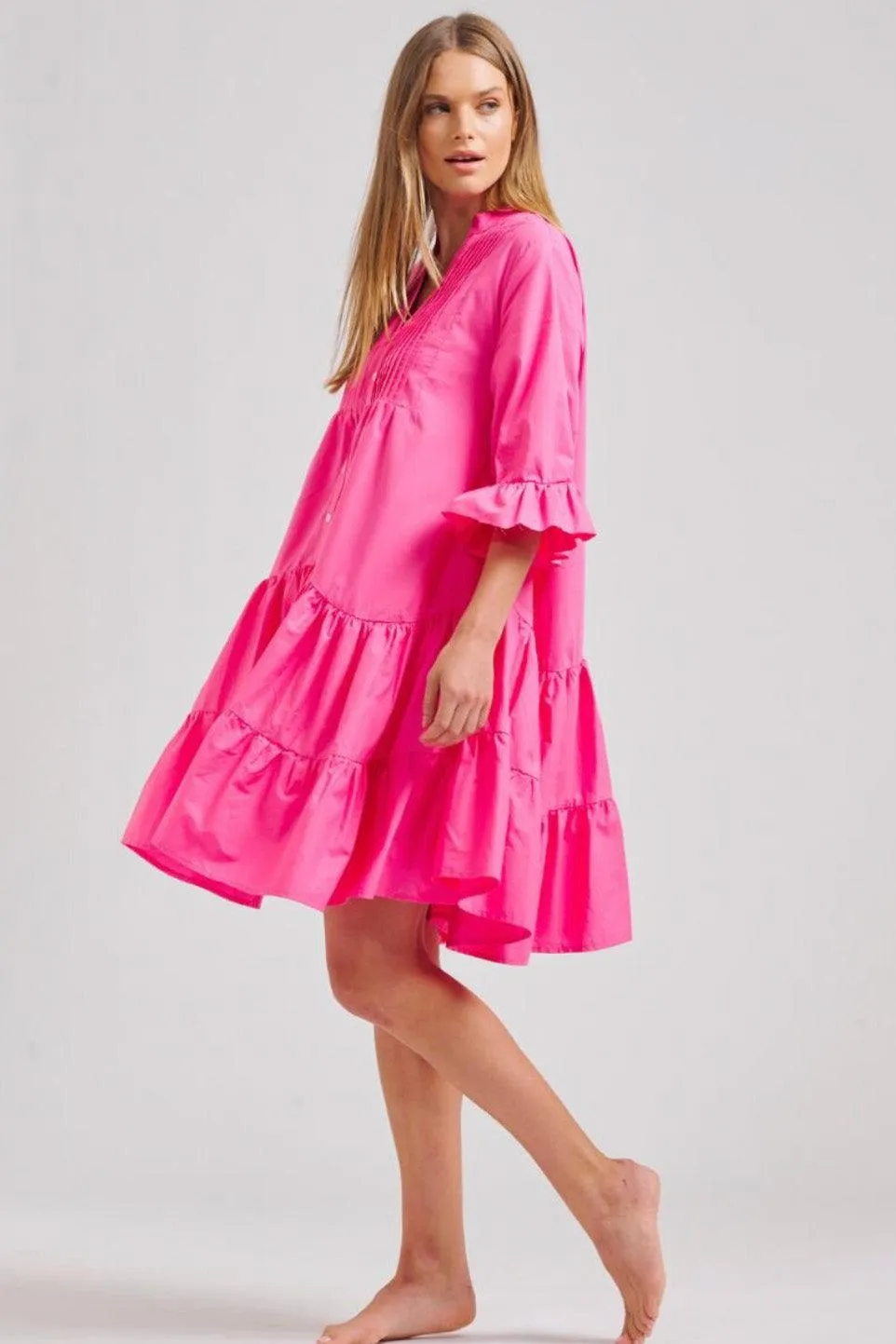 The Sindy Oversized Dress | Hot Pink