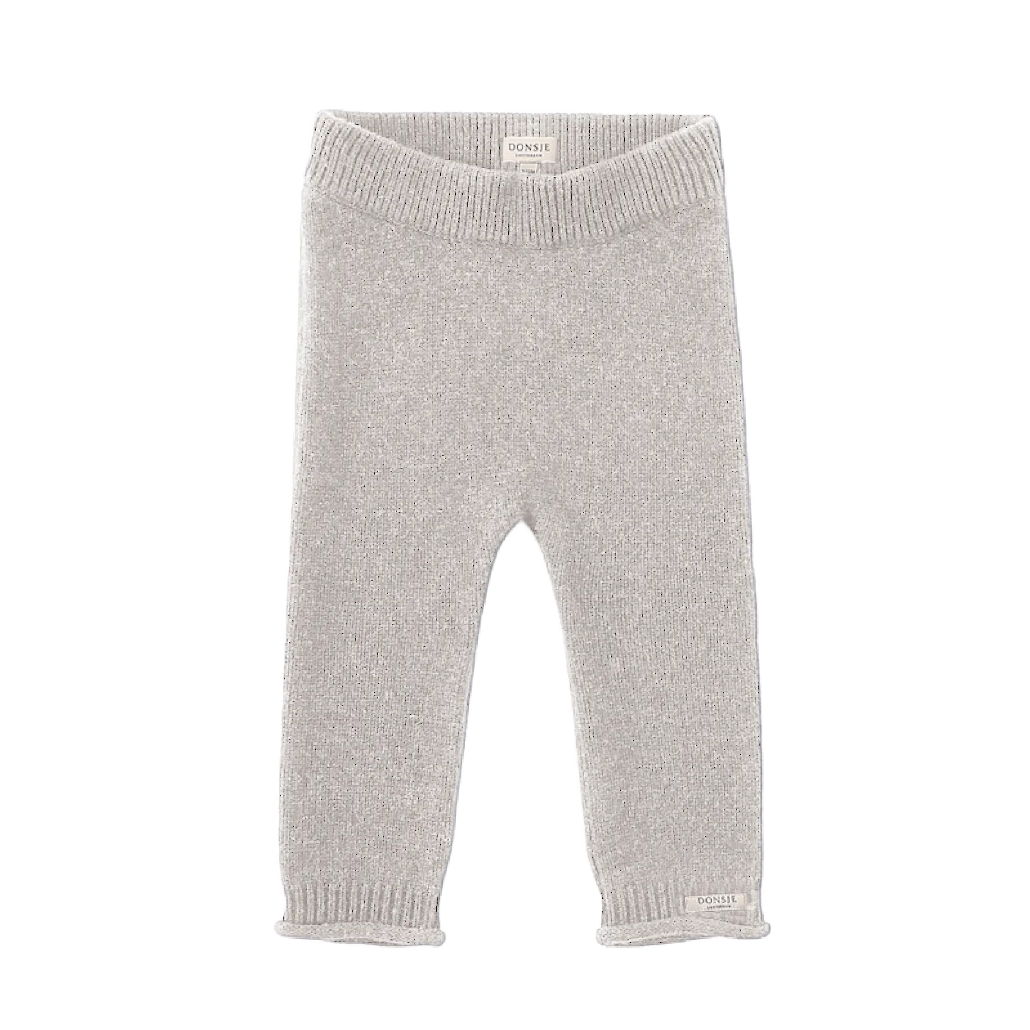 Trig Merino Wool Trousers | Soft Grey Melange