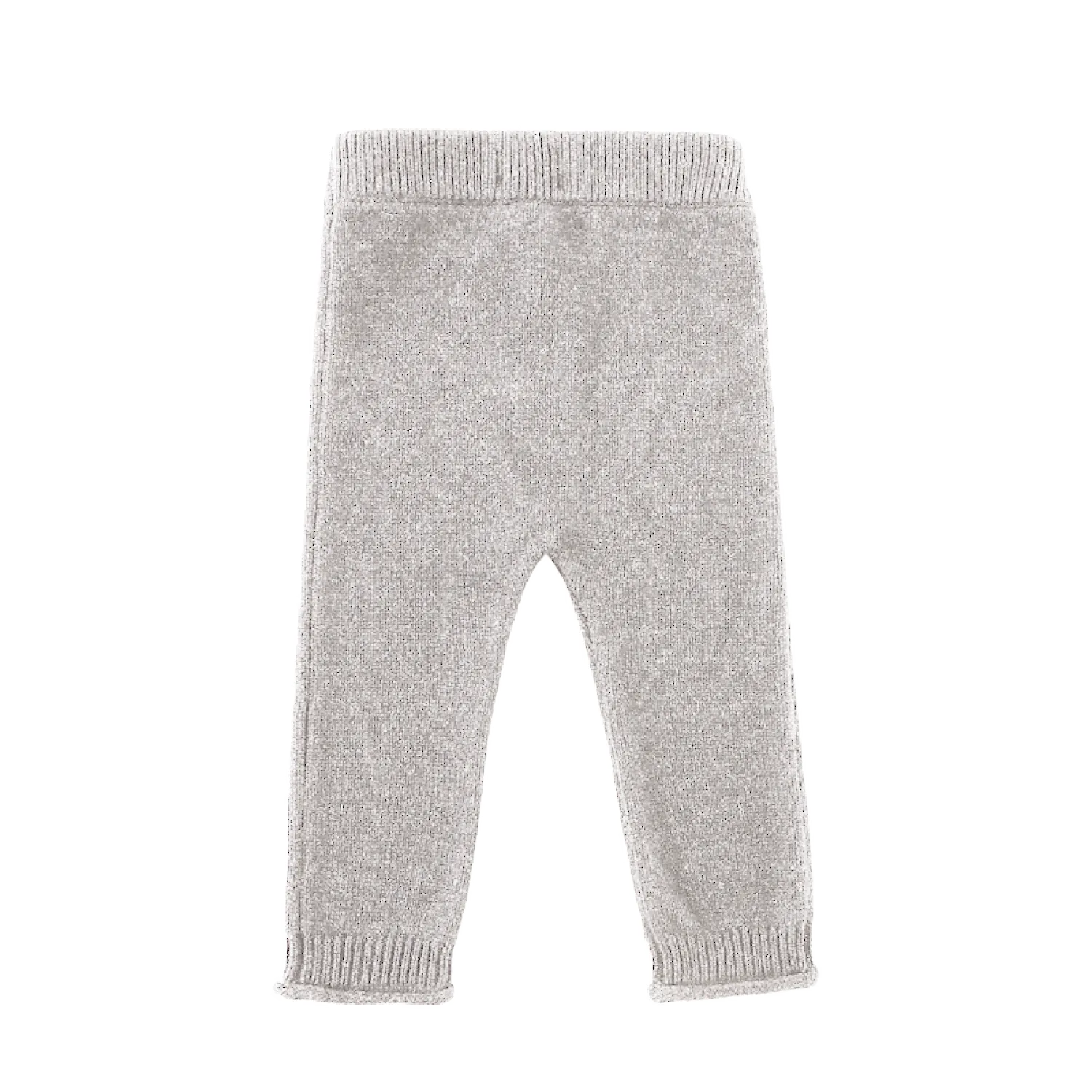 Trig Merino Wool Trousers | Soft Grey Melange