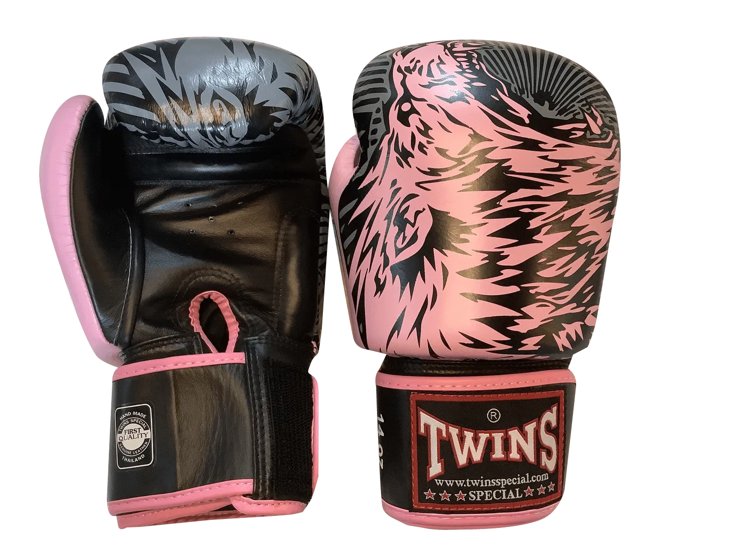 Twins Special Fancy BOXING GLOVES FBGVL3-50 PINK/BLACK