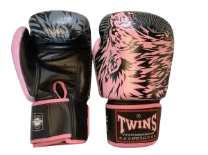 Twins Special Fancy BOXING GLOVES FBGVL3-50 PINK/BLACK
