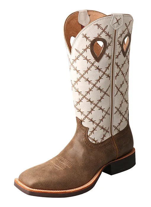 Twisted X Men's Ruff Stock Square Toe Boot