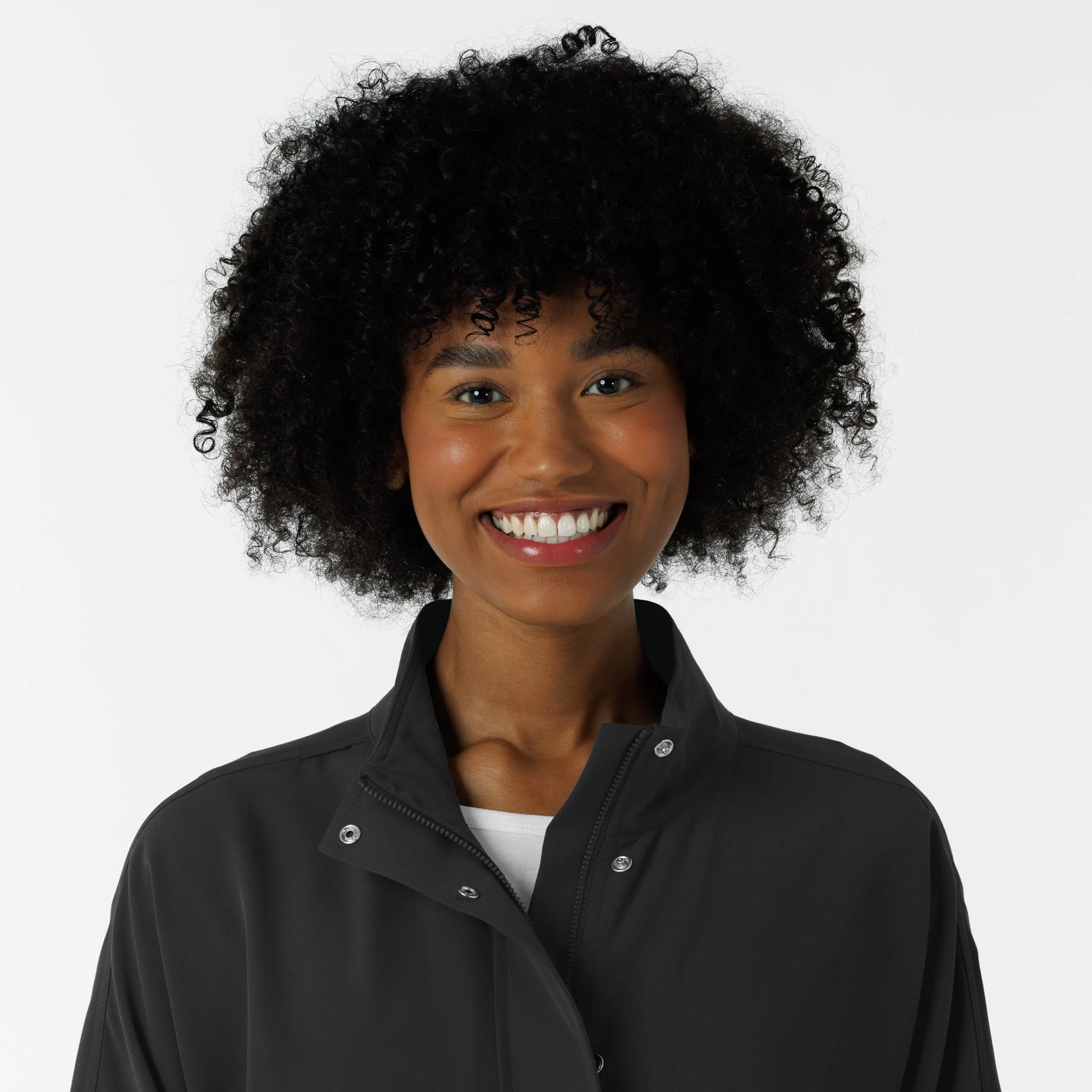 Women's Germs Happen Packable Scrub Jacket - Black